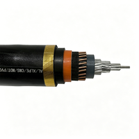 Cable de Alta Tensión Yaogu YJLLW03 con Conductor de Aluminio XLPE, 110kV 220kV, Doble Cubierta de Aluminio Corrugado, HDPE, Entierro Directo, IP68