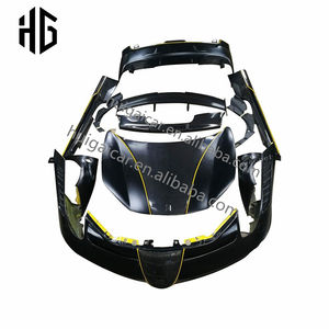 Kit de cuerpo de labio de parachoques de capó de motor delantero estilo Msy modificado para <span class=keywords><strong>Ferrari</strong></span> <span class=keywords><strong>458</strong></span> alerón de parachoques trasero faldones laterales kits de cuerpo exterior - Product Image 5