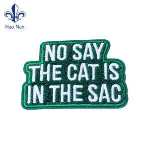 Großhandel <span class=keywords><strong>Custom</strong></span> Stickerei Aufbügeln Kleidung <span class=keywords><strong>Patches</strong></span> Keine Mindest bestellmenge Chenille <span class=keywords><strong>Patches</strong></span> mit Logo Kleidungs stücke Schuhe Kleidung Label - Product Image 5