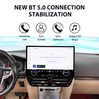 Foforfor Écran Large 19,8'' Carplay pour Toyota Land Cruiser LC200 2016-2021 Android 13 Autoradio Multimédia Stéréo GPS Navi DSP Stock