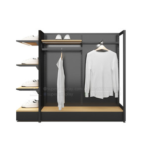 Nuevo Lanzamiento <span class=keywords><strong>de</strong></span> Producto: Exhibidor <span class=keywords><strong>de</strong></span> Ropa Luminoso Tipo Góndola, Estante <span class=keywords><strong>de</strong></span> Doble Cara con Iluminación LED - Product Image 4