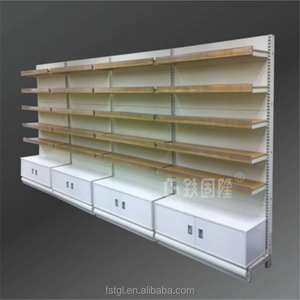 High-Endซูเปอร์มาร์เก็ตติดผนังชั้นวางจอแสดงผลไม้ที่มีตู้ตั้งพื้น - Product Image 2