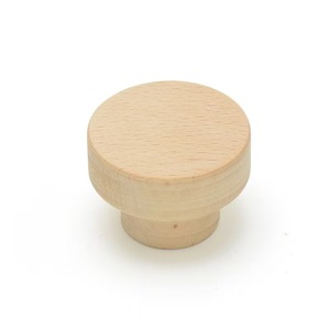 Poignées de meubles en bambou et en bois Feihao, diamètre 30 mm, 35 mm, 40 mm, forme champignon, pour portes et tiroirs - Product Image 4
