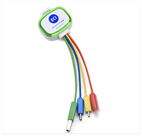 Câble USB de charge tout-en-un 3, 4, 5, 6 en 1, coloré et lumineux, avec logo en résine époxy, pour cadeaux d'affaires en gros