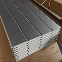 Panneau mural sandwich en PU, panneau d'isolation en polyuréthane, plaque métallique décorative, revêtement mural extérieur, feuille d'aluminium 16 mm 20 mm