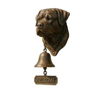 Nuevo timbre de bruja de resina ecológico, decoración transfronteriza para el hogar y el jardín, modelo de estatuilla de campana de bienvenida para perros - Product Image 5