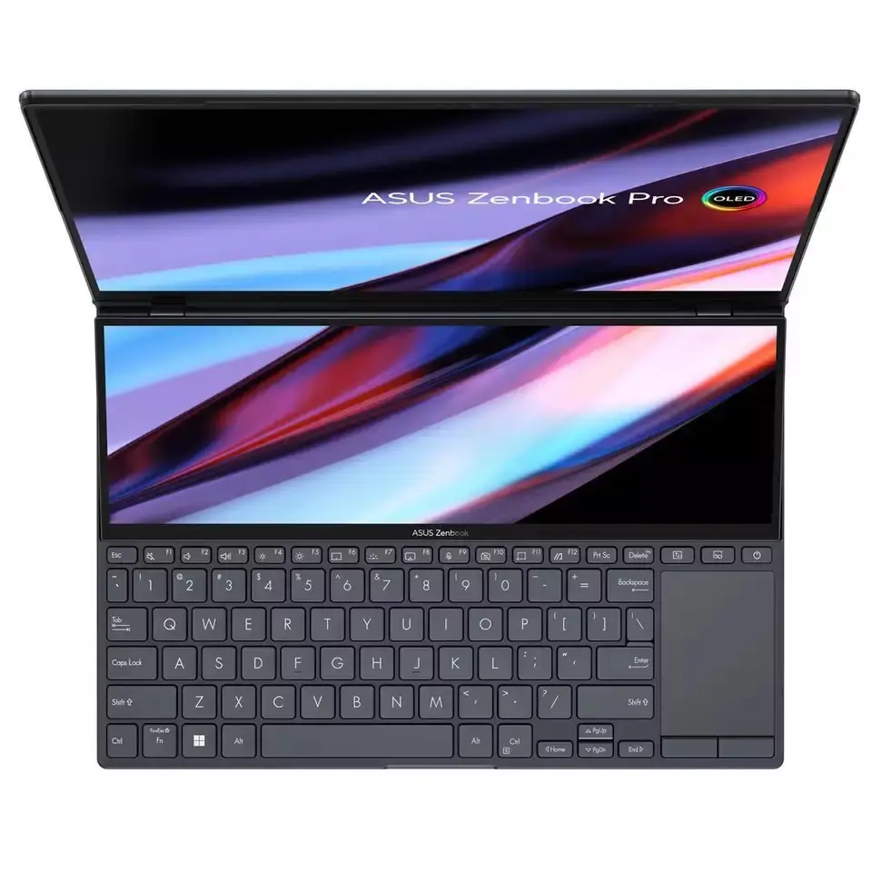 ASU S ZenBook Pro Duo UX581 dizüstü 15.6 4K UHD NanoEdge dokunmatik ekran çekirdek i9-10980HK 32GB RAM 1TB SSD