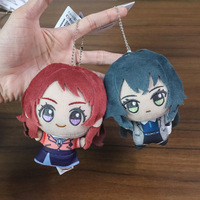 8 Styles de Poupées en Peluche et Porte-clés Anime Japonais Saki Hanami Temari Tsukimura, Pendentifs Souples de Dessin Animé pour Sac à Dos, Jouet Cadeau