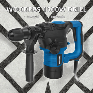 WOODERS <span class=keywords><strong>1500W</strong></span> Haute Qualité De Qualité Industrielle Électrique Perceuse À Marteau Rotatif 32mm SDS <span class=keywords><strong>Plus</strong></span> Outil Puissance Démolition Marteau Rotatif Outil - Product Image 2