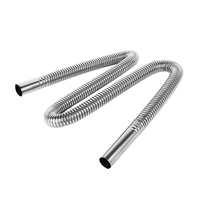 Vente directe d'usine Tuyau d'échappement flexible en acier inoxydable 25 mm * 1,5 m pour voiture et camping-car Chauffage d'air de stationnement