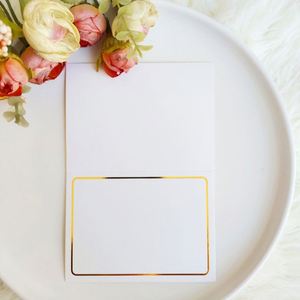 การ์ดอวยพรโรแมนติกแบบกำหนดเองกระดาษแข็งปั๊มร้อนการ์ดขอบคุณสำหรับการเชิญงานแต่งงาน - Product Image 6