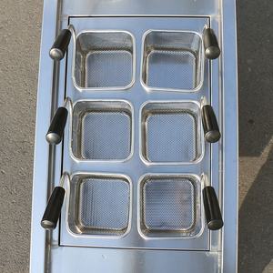 <b>Commercial</b> Stainless Steel <b>Kitchen</b> <b>Equipment</b> Gas Style Pasta Cooker with Single tank with Cabinet - Product Image 5