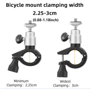 Support de fixation universel en métal pour vélo et moto, idéal pour caméra sportive, DVR de voiture et enregistreur de conduite GPS - Vente en gros usine - Product Image 3