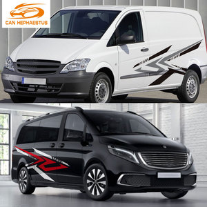 Lote de 2 uds de pegatinas de coche para Mercedes Benz Vito V clase <span class=keywords><strong>Viano</strong></span> W447 W639 W638 <span class=keywords><strong>Camper</strong></span> Van gráficos calcomanías de vinilo <span class=keywords><strong>accesorios</strong></span> de afinación - Product Image 4