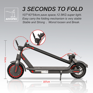 AOVO PRO EU UK Đức Kho Dễ Dàng Để Thực Hiện Siêu Nhẹ Gấp Người Lớn Electric Scooter Cho Đi Lại Và Du Lịch - Product Image 5