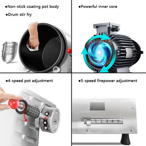 Auto Electric food processor, machine to boil rice and frying in hotels, new - Product Image 2