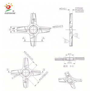 Componente de Alta Calidad para <span class=keywords><strong>Picadora</strong></span> de Carne Eléctrica - <span class=keywords><strong>Cuchilla</strong></span> de 55 mm - <span class=keywords><strong>Repuesto</strong></span> Doméstico MDP-07CS - Accesorio Universal - Product Image 5