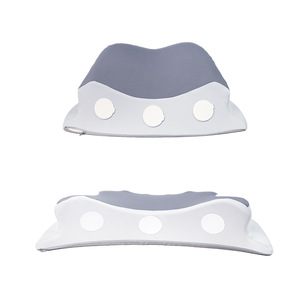 <b>U</b>-Shape Memory Foam Backrest Pillow Light Gray Ergonomic Support For Reading And Bed Rest - Product Image 1