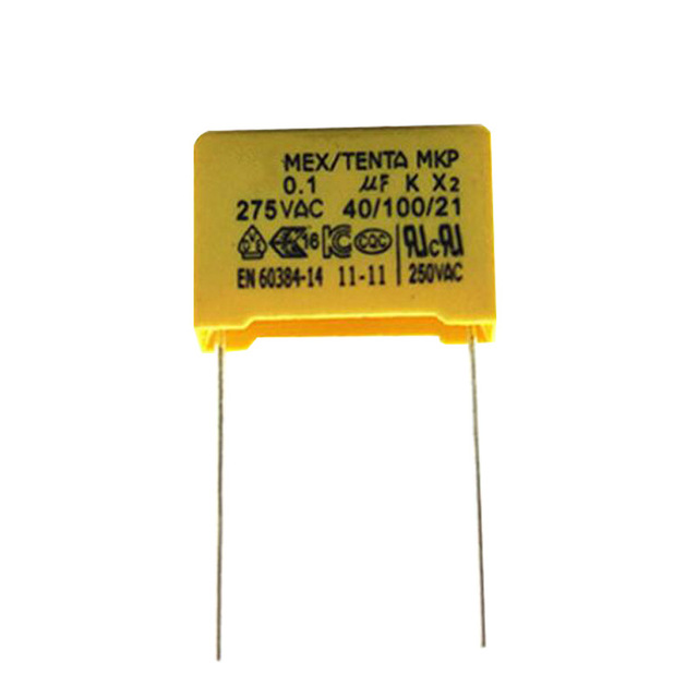 Class X2 MKP 275V 100nF 10mm Yellow Radial Polypropylene Film Power Supply Capacitor 0.1uF 275VAC 104K 250V 310V