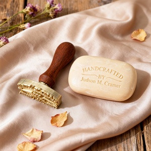 Bespoke Custom Copper <b>Soap</b> Logo Stamp-Personalized Embossing Mold for Branded Handmade <b>Soap</b> Household Product 7-Year <b>Mould</b> Life - Product Image 5