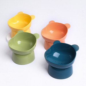 Bols pour chats de grande taille, vente en gros disponible, style nordique, avec protection de cou inclinée à motif de dessin animé, anti-renversement, pour chats et chiens - Product Image 4