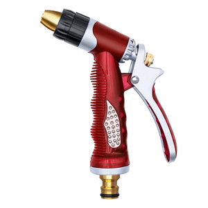 Pistola de Agua para Lavado de Autos Hailan, Boquilla de 1.0 mm con Ángulo Ajustable, Roja y Azul, Moldeada en una Sola Pieza, de Aleación, para Riego de Jardín - Product Image 5