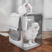 Cage pliable pour chien et chat, sac à dos à la mode, sac de voyage pour chat, sac à dos pour animaux de compagnie
