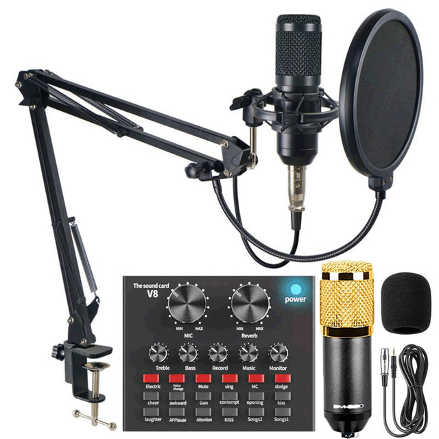 Factory Price Professional Studio Audio Usb Condenser Microphone for Live Stream Official Conference Microphone