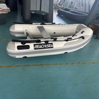 Bateau pneumatique à coque rigide en alliage d'aluminium de 2,5 m, capacité de 3 personnes, luxe pour les loisirs en plein air, personnalisation en Chine