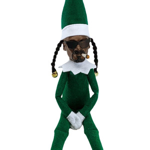 Snoop Dogg Snoop <span class=keywords><strong>on</strong></span> a Stoop 2025 Poupée elfe de Noël 12 pouces Petites peluches Décoration d'étagère Comprend un jouet elfe T-shirt supplémentaire Lunettes de soleil - Product Image 3