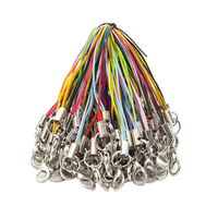 Custom Enkele Ring Kreeft Gesp Aluminium Lanyard Flexibele Sleutelhanger Accessoires Voor Telefoon Tas En Sieraden Verkrijgbaar In Verschillende Kleuren