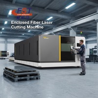Machine de découpe laser fibre CNC haute performance 3015 1500W 2000W 3000W 6000W, machine de découpe laser fibre CNC métallique scellée