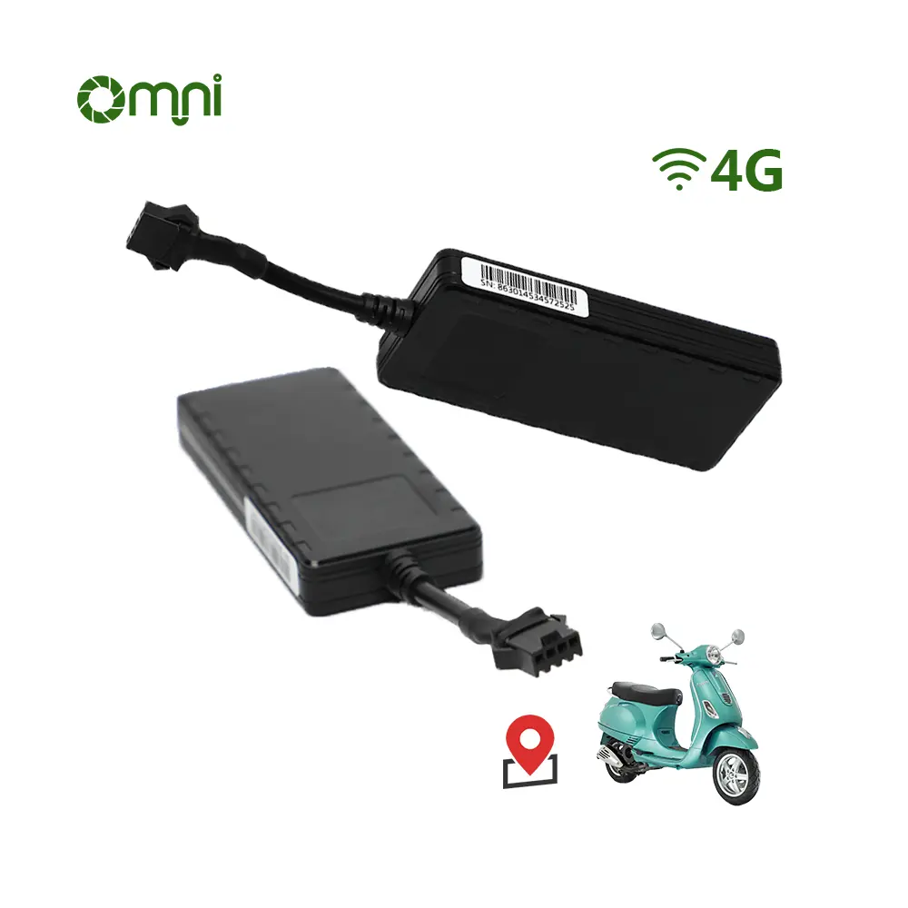 Omni New Water proof Motorcycle Tracker mit App Display Navigation für Fahrzeug 4g Bike Gps Tracking System