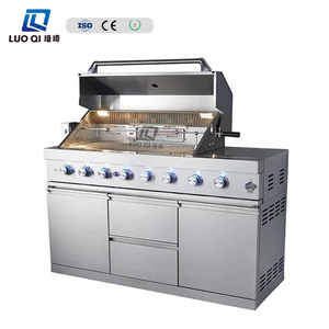 Horno de Pizza a Gas y Carbón para Cocina Comercial, de Acero, para Asar Pollo en Interiores y Acampar, Modelo LQ-B801 - Product Image 2