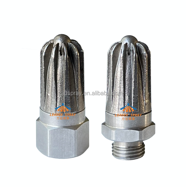 Round Compressed Air Jet, 1/4 Inch Male/Female Stainless Steel High Impact Blow Spraying, Compressed Wind Round Spray Nozzle