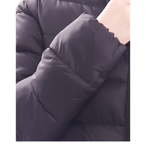 Piumino caldo e spesso <span class=keywords><strong>da</strong></span> <span class=keywords><strong>donna</strong></span> con Logo personalizzato abbigliamento a bolle con imbottitura in cotone traspirante fodera in poliestere tessuto intrecciato - Product Image 5