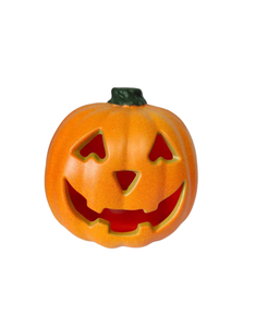 Custom <b>Lighted</b> Blow Mold Pumpkin <b>Lantern</b> Waterproof Plastic Non-Toxic AAA Battery Operated Child-Friendly Halloween Decoration - Product Image 6