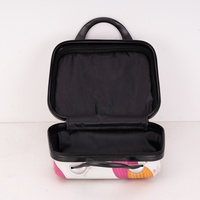 Valise à roulettes PC de 14 pouces avec fermeture à glissière, grand bagage de voyage portable pour stockage de maquillage de mode, support OEM