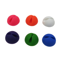 Nouvelle vente flash : Organisateur de câbles TPR rond, pinces à câbles de taille S, M, L, mini pince à câbles, style moderne, pour usage domestique