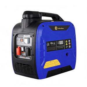 Générateur onduleur portable à essence, démarrage automatique, sortie 12V CC, moteur refroidi par air 1/1,2 kW, Chine - Product Image 1