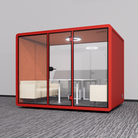 Cabine de bureau acoustique insonorisée, cabine de visioconférence, cabine d'isolation sonore pour bureaux en immeuble de bureaux