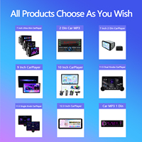 Reproductor de DVD para Auto Android 2 Din con 4 GB de RAM, 64 GB de ROM, GPS, Radio DSP, Bluetooth, FM, Colocación en Reposacabezas, Multimedia y Video
