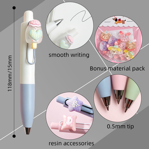 Bolígrafos Retráctiles Mini Bonitos Personalizables con Logotipo - Opciones Blanco/Verde, Plástico, Punta de 0.5mm, Tipo Clic, para Oficina y Material Escolar - Product Image 5