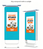 Écran publicitaire numérique extérieur étanche 4K HD avec lecteur vidéo LCD pour programme d'affiliation – Affichage numérique extérieur