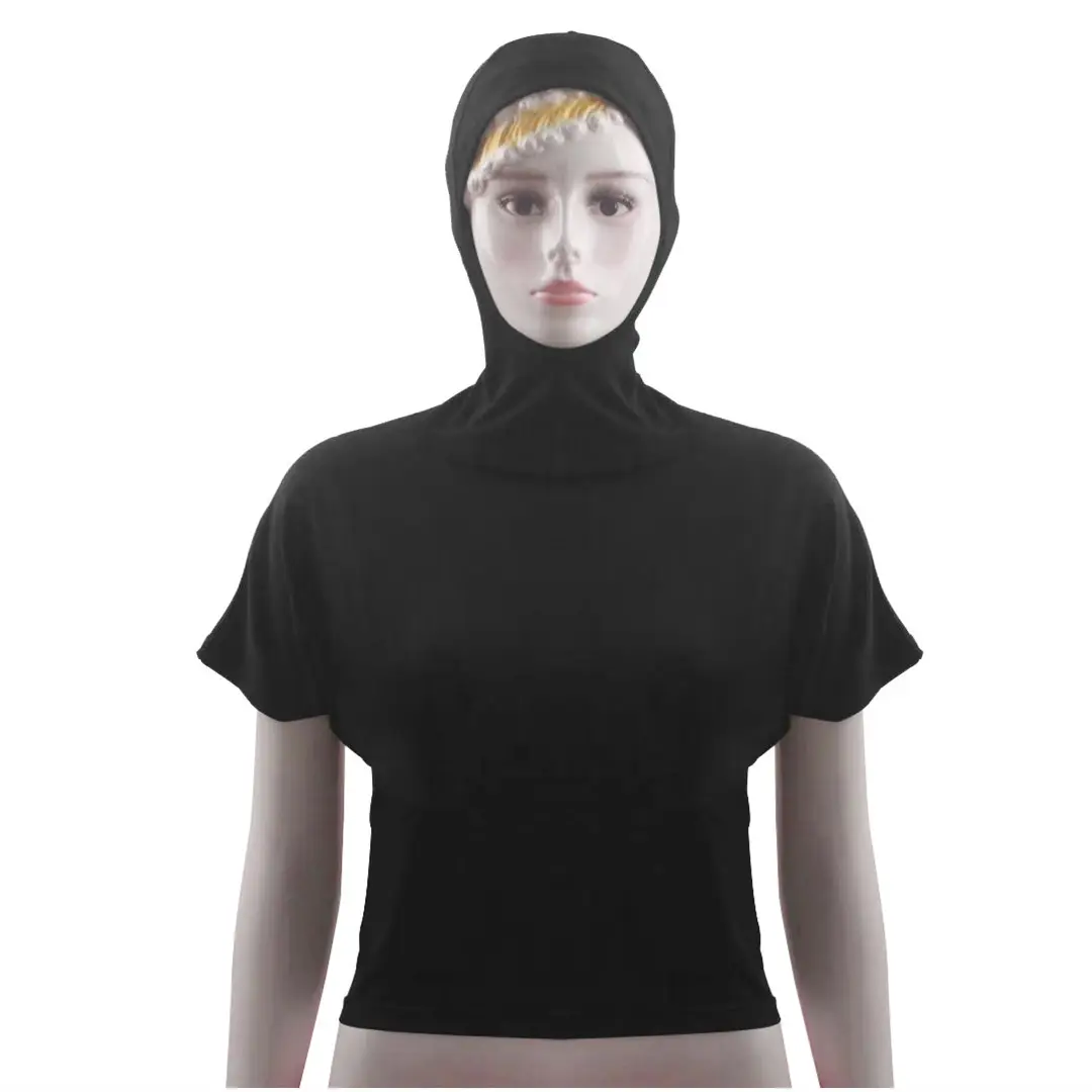 Groothandel <span class=keywords><strong>Moslim</strong></span> Vrouwen Plain Katoen Hooded T-shirt