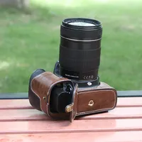 Сумка для портативной зеркальной камеры из искусственной кожи Комплект с половинным корпусом защитный чехол для камеры Canon EOS 60D 70D нижняя часть корпуса с отверстием для батареи