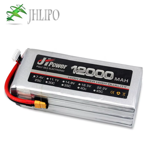 2S 12000mah 25C RC LiPo电池组7.4v-22.2v范围，用于RC飞机和无人机赛车锂离子备件 - Product Image 4