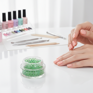 Perles <span class=keywords><strong>de</strong></span> <span class=keywords><strong>verre</strong></span> transparentes miniatures scintillantes pour coques <span class=keywords><strong>de</strong></span> téléphone, remplissage d'ongles et perles artisanales - Product Image 2
