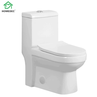 WC en céramique blanche à double chasse, allongé et confortable, avec siège à fermeture douce et siphon P/S intégré