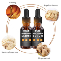 Sérum capillaire personnalisé au ginseng pour la croissance des cheveux, traitement du cuir chevelu, huile anti-chute pour la repousse et l'épaississement des cheveux